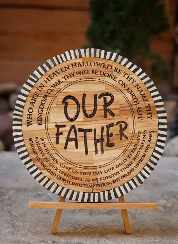 Divine Harmony Prayer Plaque
