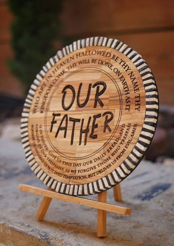 Divine Harmony Prayer Plaque